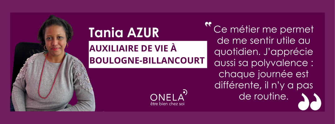 portrait de collaboratrice - interview - Auxiliaire de vie